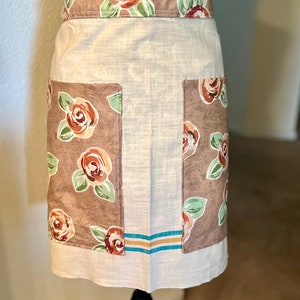 Medio delantal de paño de cocina
