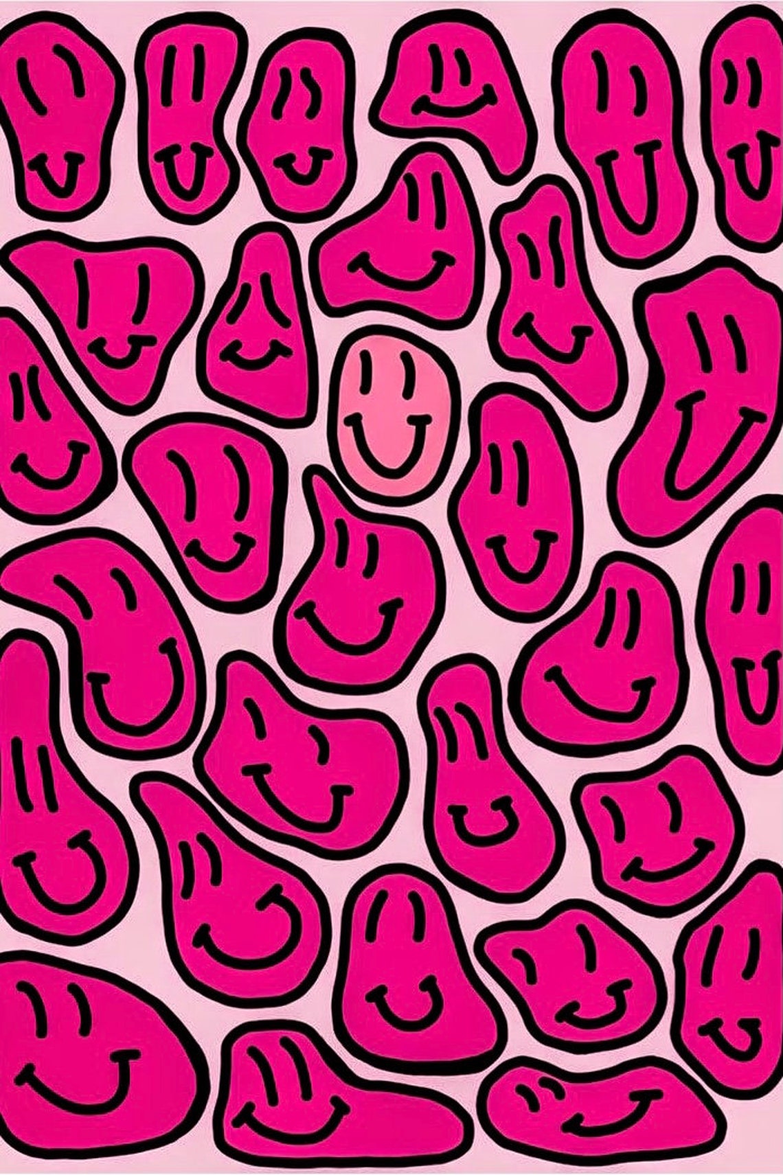 Neon Pink Aesthetic Collage Kit - Etsy