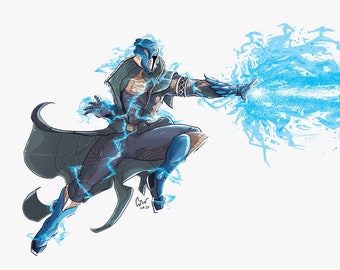 Destiny Warlock Using Chaos Reach - Etsy Australia