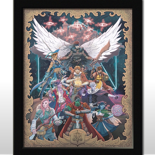 Mighty Nein - Critical Role Art Print