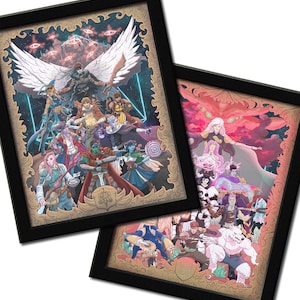 Critical Role Art Print - Mighty Nein & Bells Hells 2 Pack!
