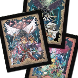Critical Role Art Print - Vox Machina, Mighty Nein, & Bells Hells 3 Pack!