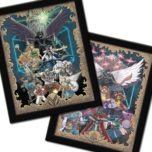 Critical Role Art Print - Vox Machina & Mighty Nein 2 Pack!
