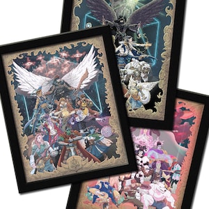 Critical Role Art Print - Vox Machina, Mighty Nein, & Bells Hells 3 Pack!
