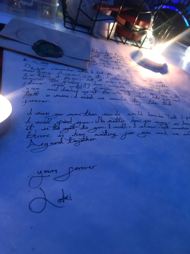 Letters from your comfort character