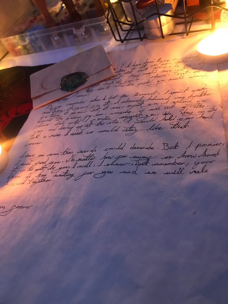 Letters from your comfort character