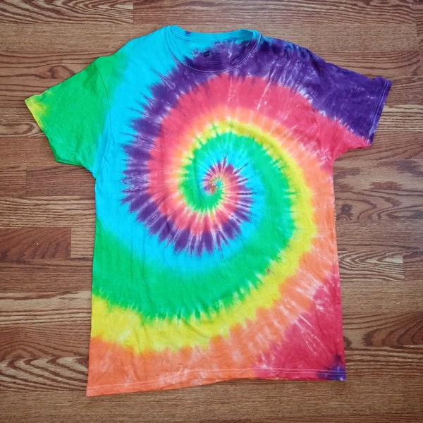 Pride Flag Custom Tie-Dye Shirt LGBTQ/Lesbian/Bisexual/Pansexual/Polysexual/Asexual/Gender Fluid/Aromantic/Non-Binary/Transgender