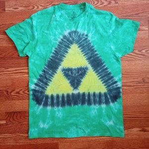 Legend of Zelda Triforce Tie-Dye Shirt Large