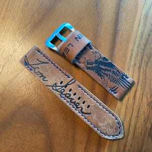 24mm Tom Seaver Baseball Glove Watch Strap Panerai Ennebi Omega NY Mets ~82/128