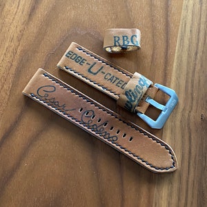24mm Cesar Cedeno Baseball Glove Watch Strap Panerai Kaventsmann Apple