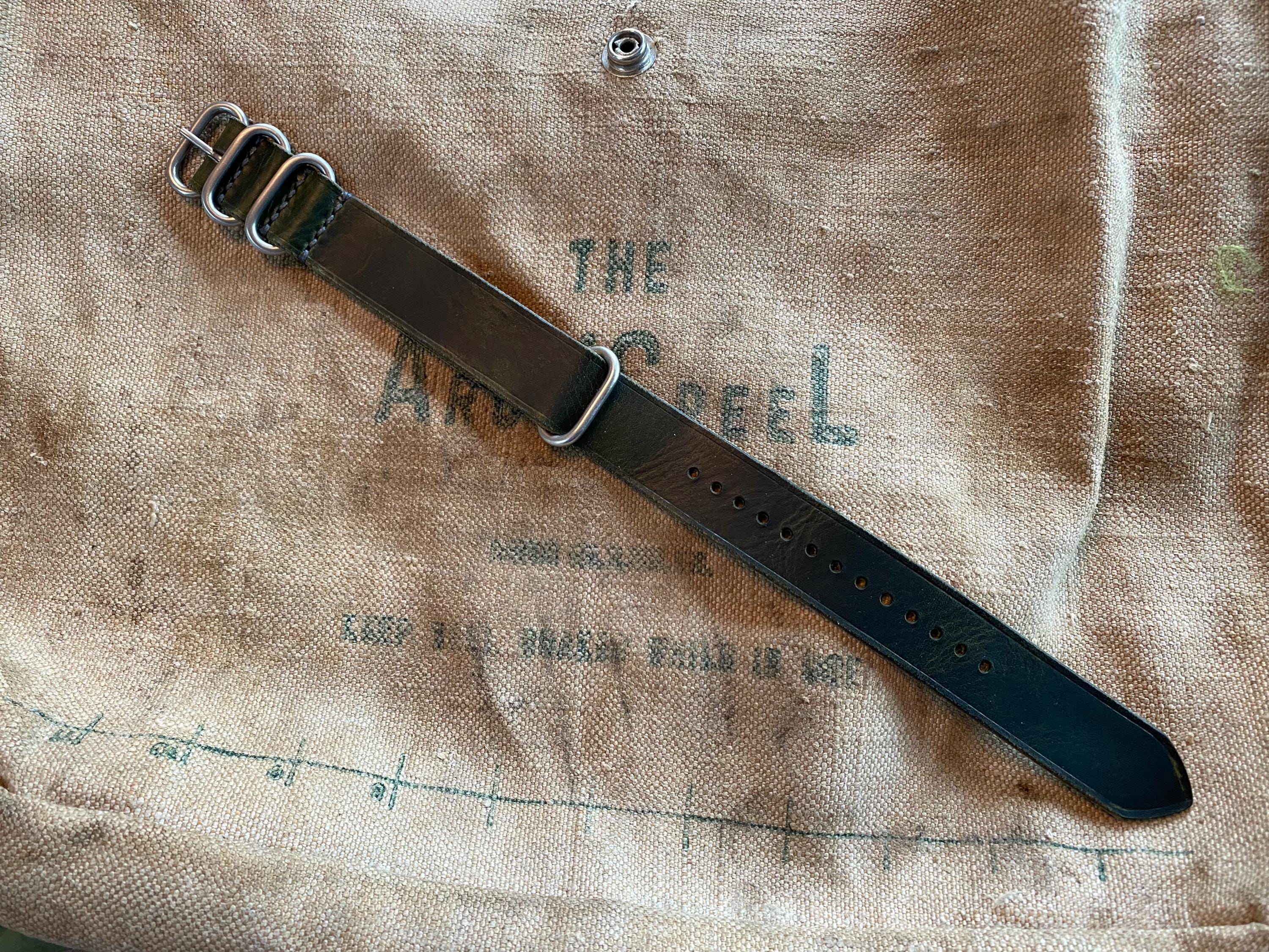 Single Pass Titanium Nato Strap Titanium Zulu® Watch Straps By