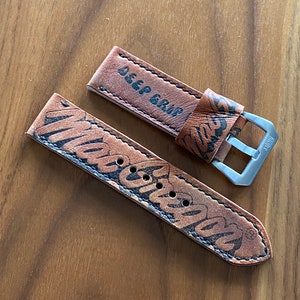 26mm MacGregor Baseball Glove Watch strap 60&#39;s 70&#39;s Vibes Panerai Kaventsmann Apple Ultra