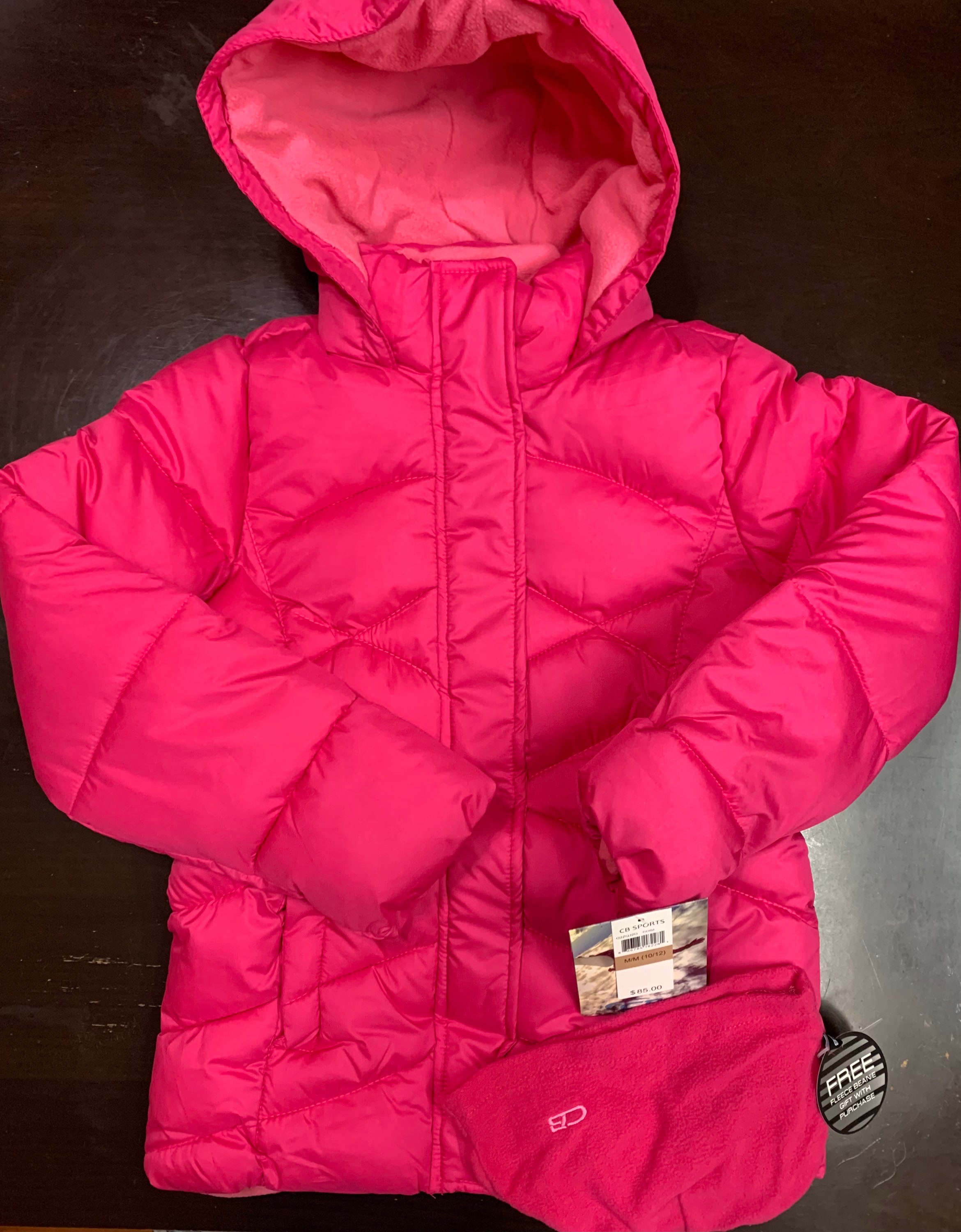 pink polo coat