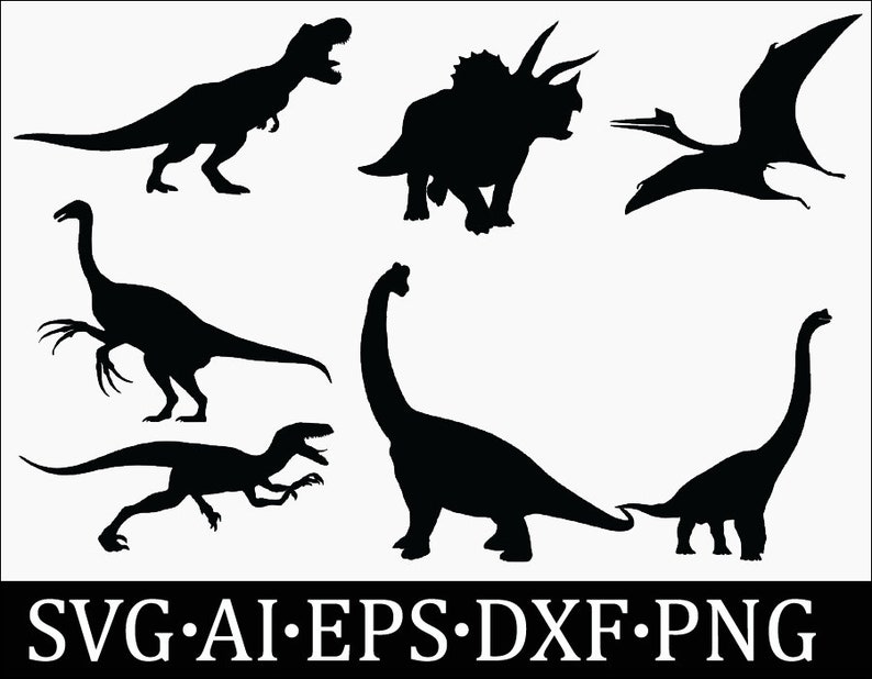 Dinosaur Svg. Dinosaur Bundle Svg. Dinosaur Clipart. Dinosaur ...