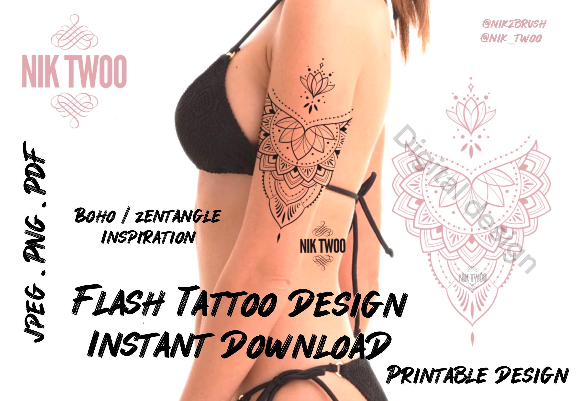 Nick Carter Tattoo Design Idea - OhMyTat