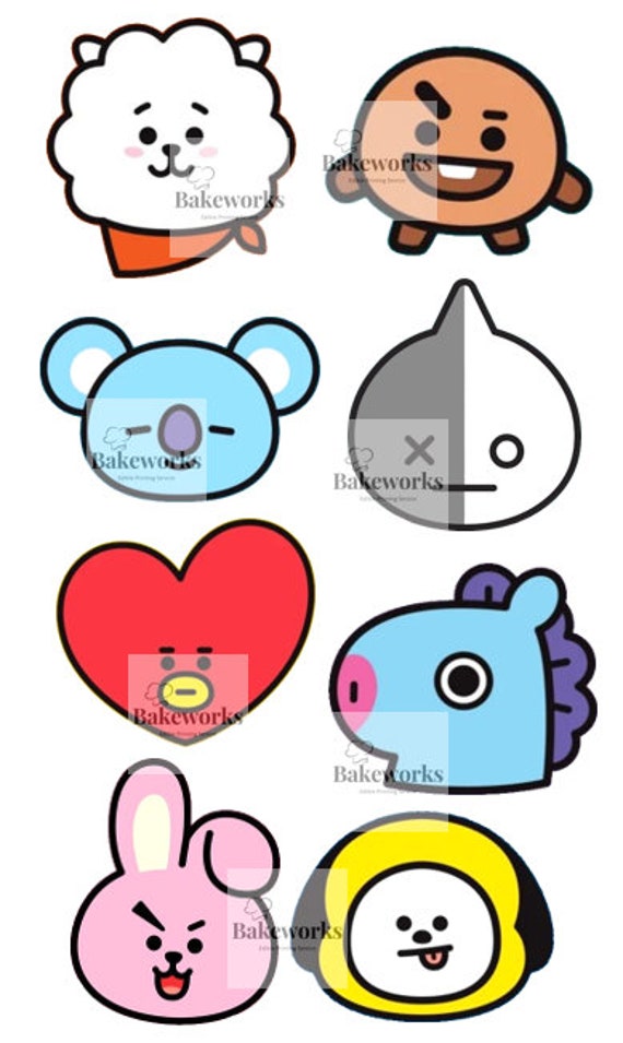 bts custom cupcake toppers digital file ready to print high etsy denmark