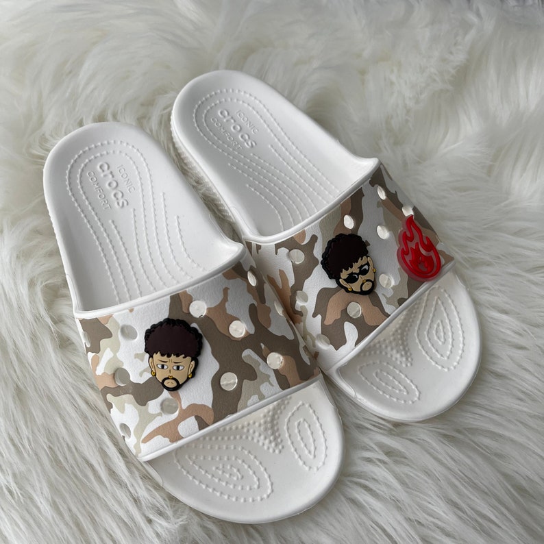 etsy bad bunny croc charms