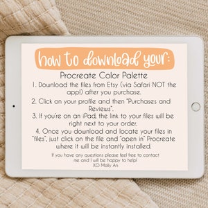 Garden Lover Procreate Color Palette, Boho Color Palette, Soft Color Palette, Earthy Color Palette, Muted Colors, Branding Colors, Pastels image 2