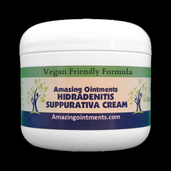 4 oz de crème contre l'hidradénite suppurée, formule végétalienne