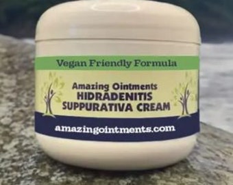 2 oz de crème contre l'hidradénite suppurée, formule végétalienne