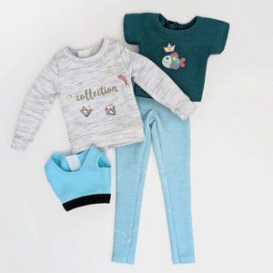 Clothing Set (4 Pieces) for 11.5 Inch Doll