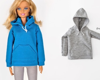 Long Hoodie for 11.5 inch female doll