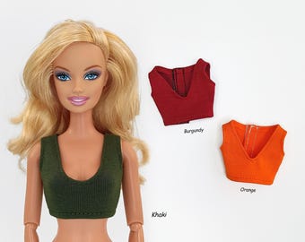Deep-Cut Top for 11.5 inch doll