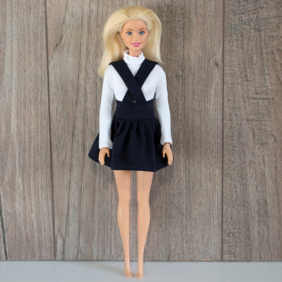 School Uniform For Barbie. Bodysuit and Sundress / Formal Wear Etsy