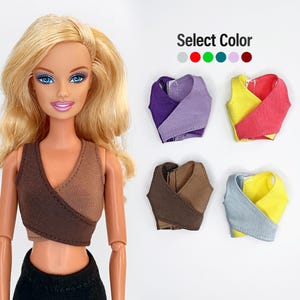 Two-tone top for 11.5 inch doll