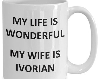 Mug for Ivorian Husband Father Dad Birthday Ivory Coast Coffee Cup Tea