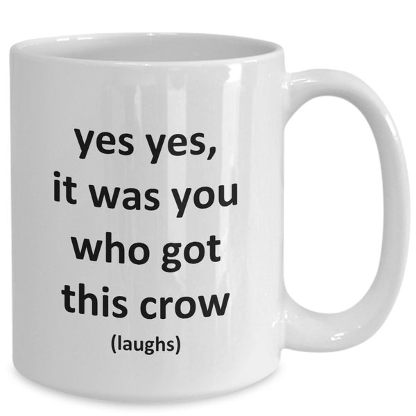 Funny Crow Hunting Mug Gag - Crows Hunter Coffee Cup Joke