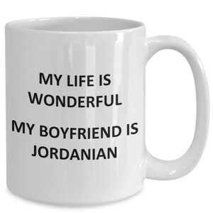 Jordanian Girlfriend Birthday Cup for Her Jordan True Love Friend Lover Coffee Mug