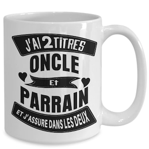 Tasse Pour Un Super Oncle Et Parrain Meilleur Génial Extraordinaire Exceptionnel