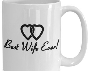 Wife Birthday Coffee Mug - Best Wife Ever Tea Cup