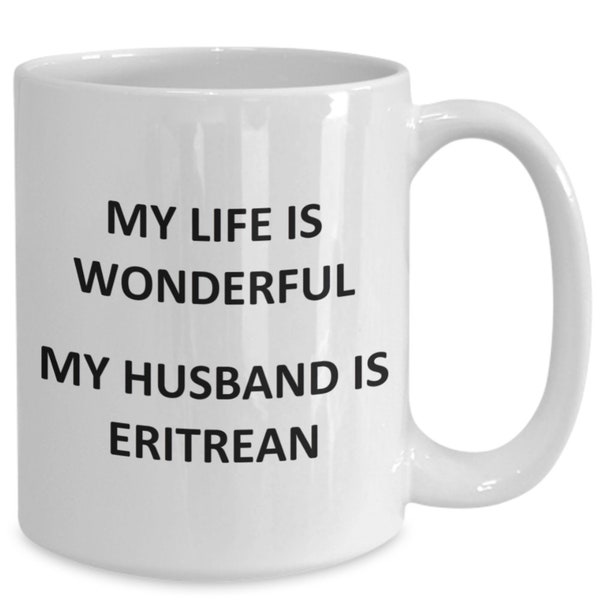 Mug pour femme érythréenne, mère, anniversaire, anniversaire, tasse de café, thé, érythrée