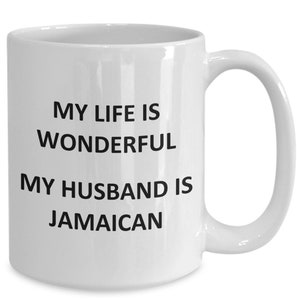 Mug for Jamaican Wife Birthday Jamaica Coffee Cup Tea