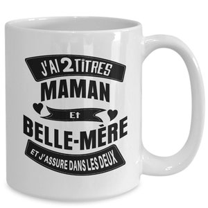 Tasse Pour Une Super Maman Et Belle Mère Meilleure Belle Maman Géniale Bonus en Or