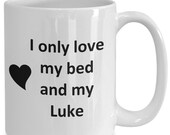 Luke Lover Mug - Cat Dog Bird Pet Name - Love My Luke Nickname Coffee Cup Tea