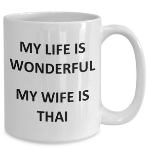 Mug for Thai Husband Father Dad Birthday Thailand Coffee Cup Tea