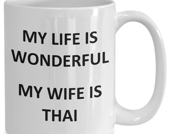 Mug for Thai Husband Father Dad Birthday Thailand Coffee Cup Tea