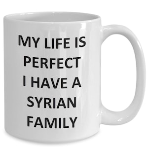 Syrian Mug Family for Him Her Mom Dad Syria Friend Coffee Cup
