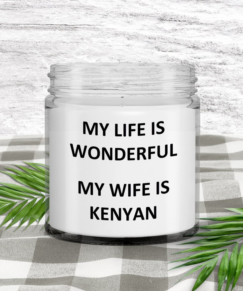 Gift for Kenyan Husband Birthday Kenya Soy Candle Wax Jar Etsy