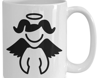 Funny Angel Girl Mug Sweet Nice Woman Friend Sister Girlfriend Gf She-Devil Hateful Odious