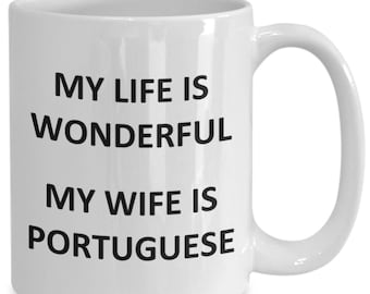 Mug for Portuguese Husband Father Dad Birthday Portugal Coffee Cup Tea