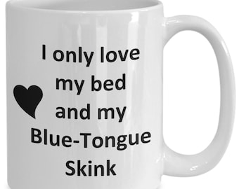 Blue-Tongue Skink Lover Mug - Reptile Pet - Love My Blue-Tongue Skink Coffee Cup Tea