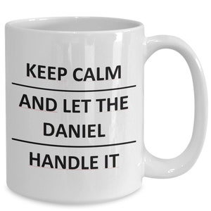Daniel Mug Lover Surname Last Name Family Husband Friend Wife Gf Dad Mom Him Her Mug For