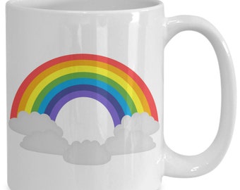 Funny Rainbow Mug Rainbow Coffee Cup Positive