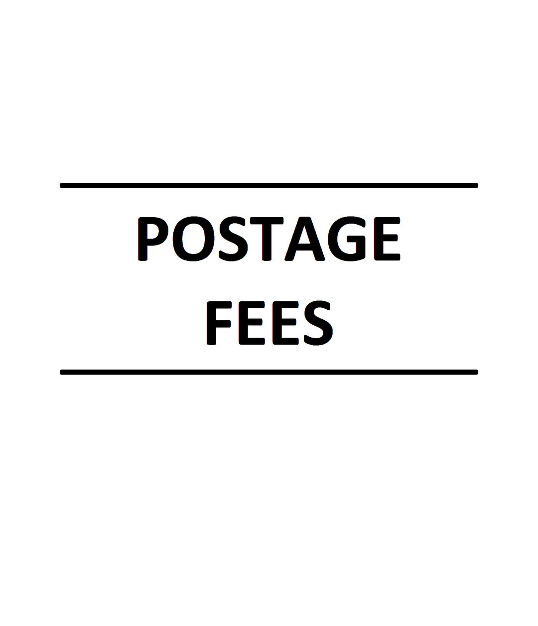 USA Special Postage Fees Etsy