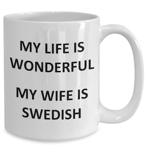 Mug for Swedish Husband Father Dad Birthday Sweden Coffee Cup Tea