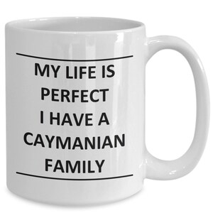 Caymanian Mug Family for Him Her Mom Dad Cayman Islands Friend Coffee Cup